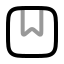 Bookmark icon with twotone rounded style