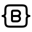 Bootstrap icon with stroke rounded style