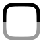 Borderall icon with bulk rounded style