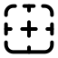 Borderbottom icon with stroke standard style