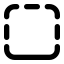 Borderbottom icon with solid standard style