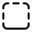 Borderbottom icon with stroke standard style
