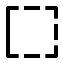Borderleft icon with stroke sharp style