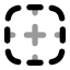 Bordernone icon with bulk rounded style