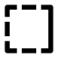 Borderright icon with solid sharp style