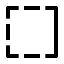 Borderright icon with stroke sharp style