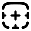 Bordertop icon with solid rounded style