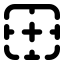 Bordertop icon with solid standard style