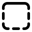 Bordertop icon with solid standard style