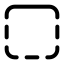 Bordertop icon with stroke standard style