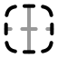 Bordervertical icon with twotone rounded style