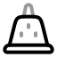 Borobudur icon with twotone rounded style