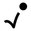 Bounceright icon with solid sharp style