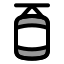 Boxingbag icon with duotone rounded style