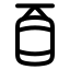 Boxingbag icon with stroke rounded style
