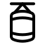 Boxingbag icon with stroke standard style