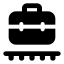 Briefcaseconveyorbelt icon with solid standard style