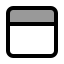 Browser icon with duotone standard style