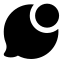 Bubblechatnotification icon with solid standard style