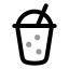 Bubbletea icon with twotone rounded style