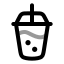 Bubbletea icon with twotone rounded style