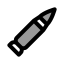 Bullet icon with duotone standard style