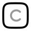 Cprogramming icon with twotone rounded style