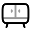 Cabinet icon with twotone rounded style