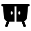 Cabinet icon with solid standard style