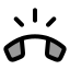 Callringing icon with duotone rounded style