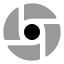 Cameralens icon with bulk rounded style