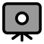 Cameratripod icon with duotone standard style