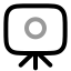 Cameratripod icon with twotone rounded style