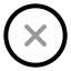 Cancelcircle icon with twotone rounded style