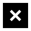 Cancelsquare icon with solid sharp style