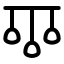 Candelier icon with stroke standard style