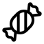 Candy icon with stroke standard style