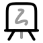 Canvas icon with twotone rounded style