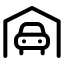 Carparking icon with stroke standard style