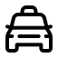 Cartaxifront icon with stroke standard style
