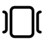 Carouselhorizontal icon with stroke standard style