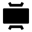Carouselvertical icon with solid sharp style