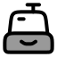 Cashier icon with duotone rounded style