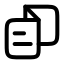 Catalogue icon with stroke rounded style