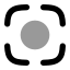 Centerfocus icon with bulk rounded style