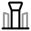 Centralshaheedminar icon with twotone rounded style