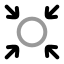 Centralized icon with twotone rounded style