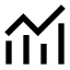 Chartanalysis icon with solid sharp style