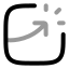 Chartbreakoutsquare icon with twotone rounded style