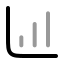 Chartcolumnincreasing icon with twotone rounded style